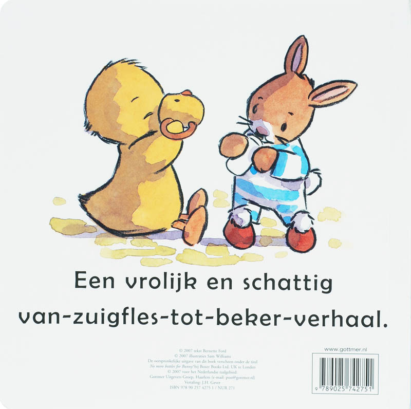 Floppie Wil Geen Flesje Meer! achterkant