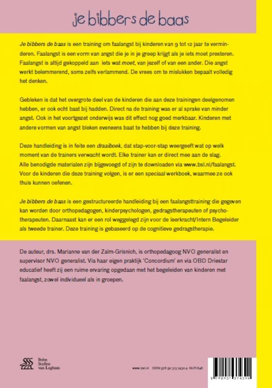 Je bibbers de baas achterkant