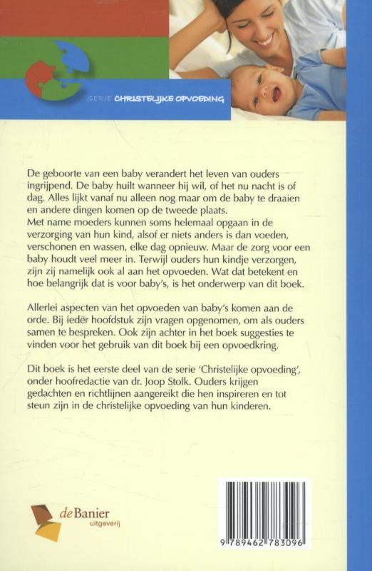 Je baby verzorgen is ook opvoeden / Christelijke opvoeding / 1 achterkant
