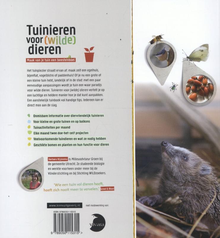 Tuinieren voor [wilde] dieren achterkant
