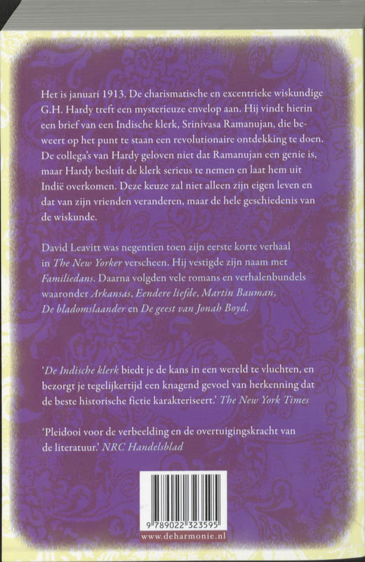 De Indische klerk achterkant