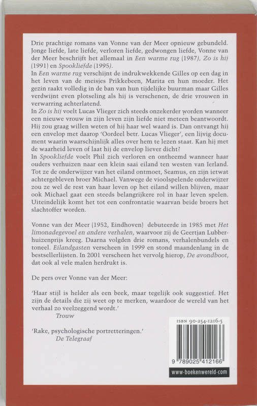 Warme Rug Zo Is Hij En Spookliefde achterkant