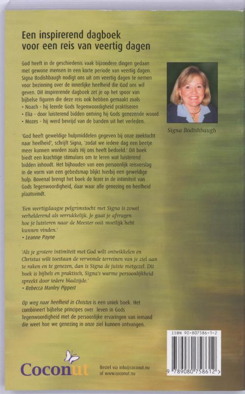 Op weg naar heelheid in christus achterkant