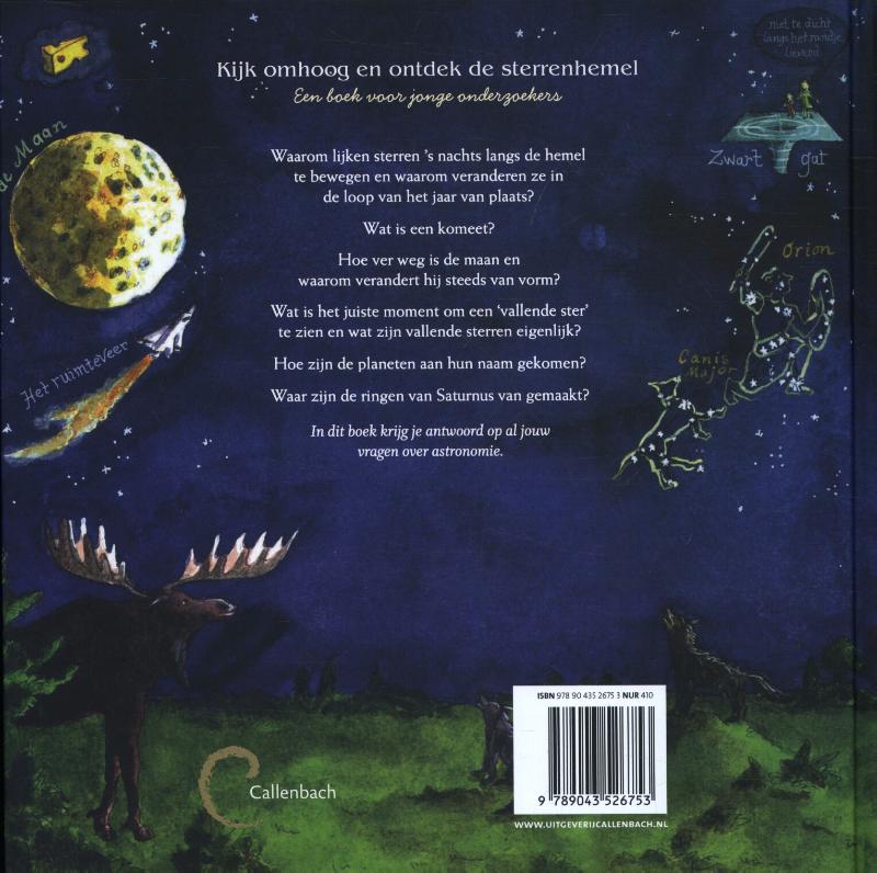 Sterren kijken voor beginners achterkant