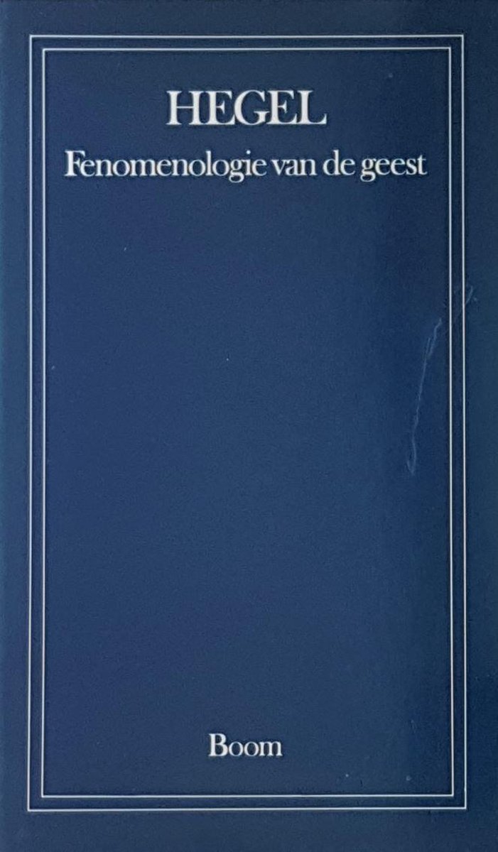 Fenomenologie van de geest / Boom klassiek
