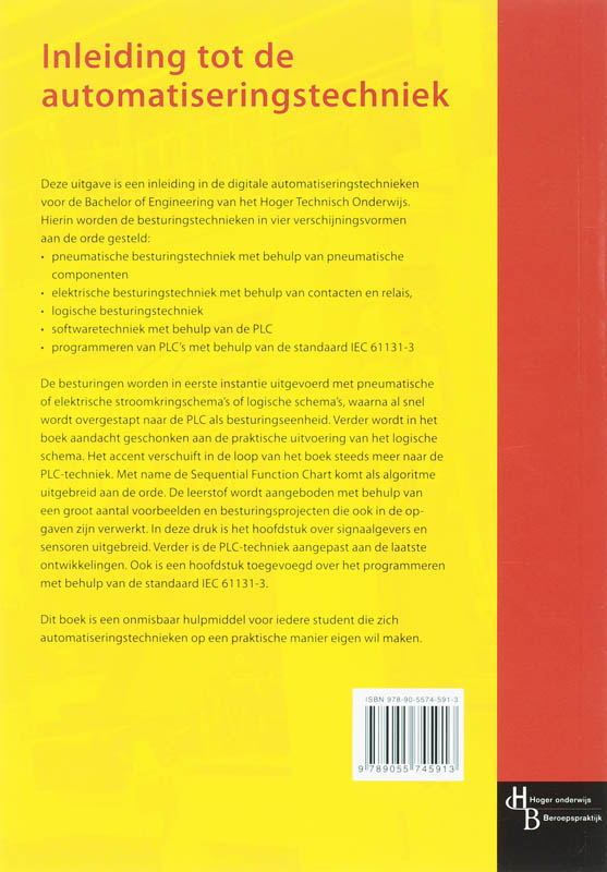 Inleiding Tot De Toegepaste Automatiseringstechniek + Cd-Rom achterkant