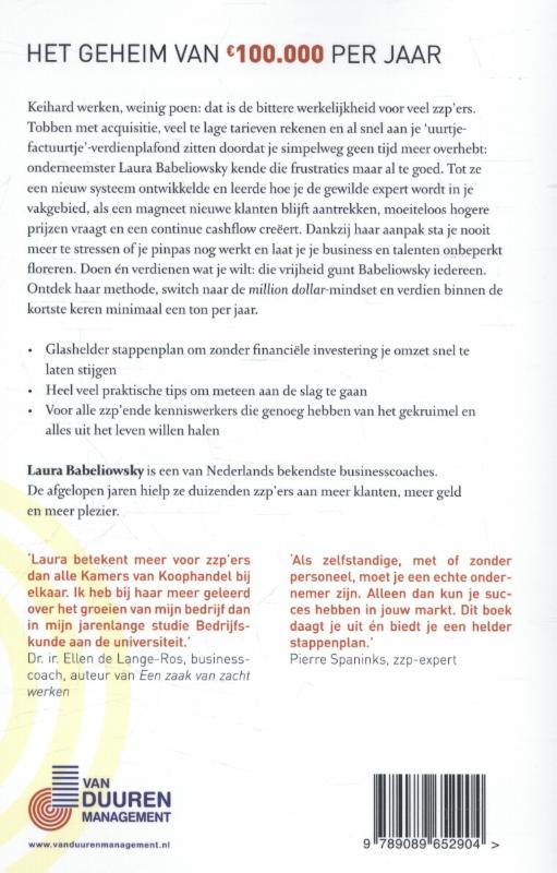 Het geheim van €100.000 per jaar achterkant