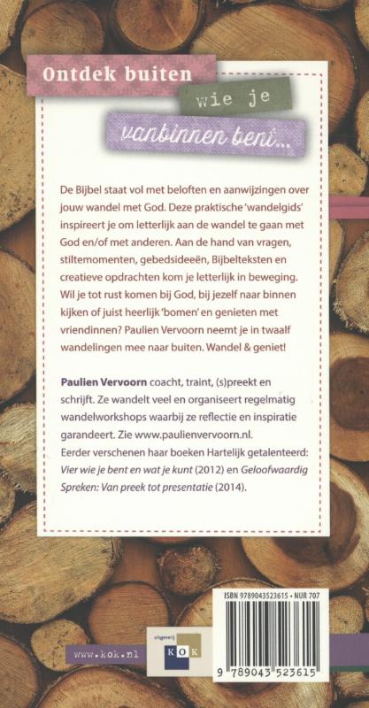 Wandelen & genieten met God / PUUR! in balans achterkant
