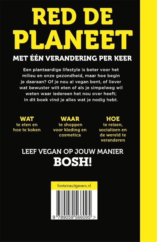 BOSH! Hoe leef je vegan? achterkant