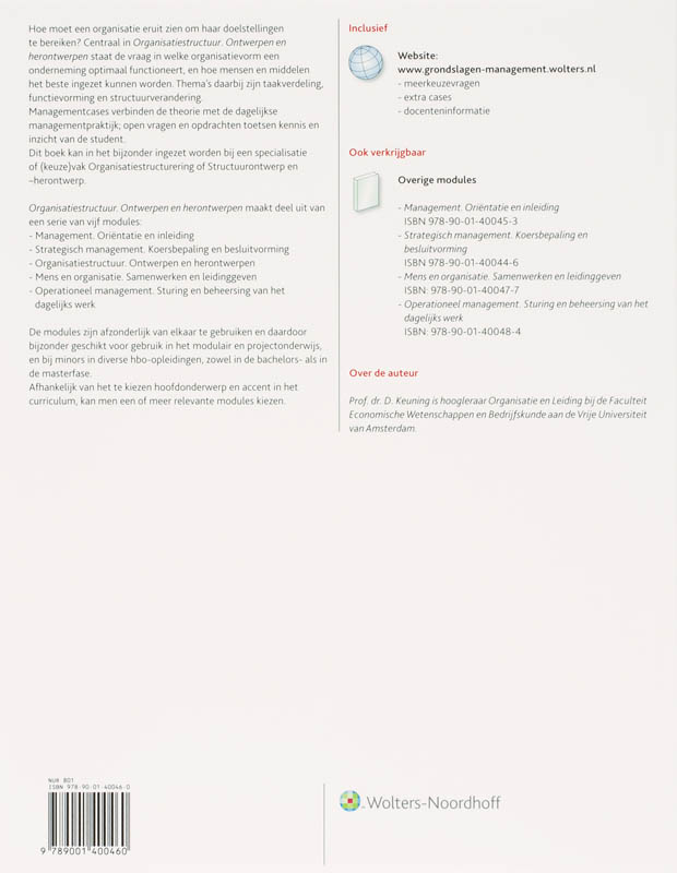 Organisatiestructuur achterkant