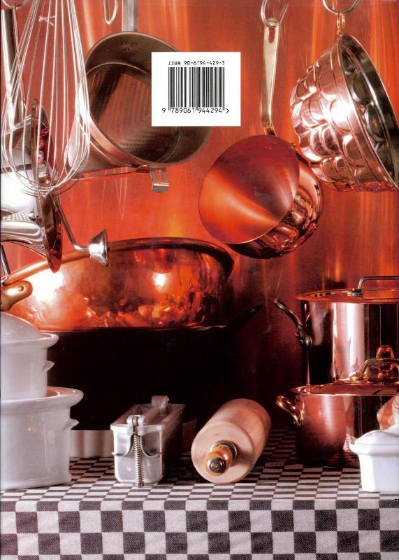 Kookboek van de klassieke keuken achterkant