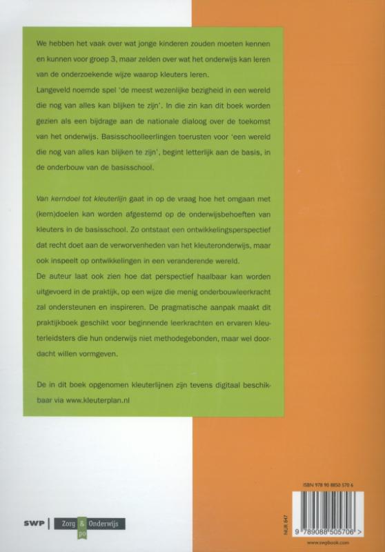 Van kerndoel tot kleuterlijn achterkant