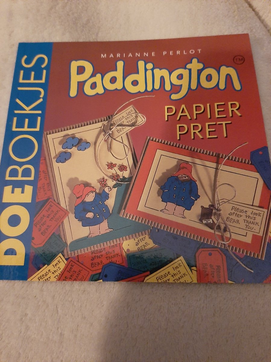 Doeboekjes - Paddington / papier pret / Marianne Perlot