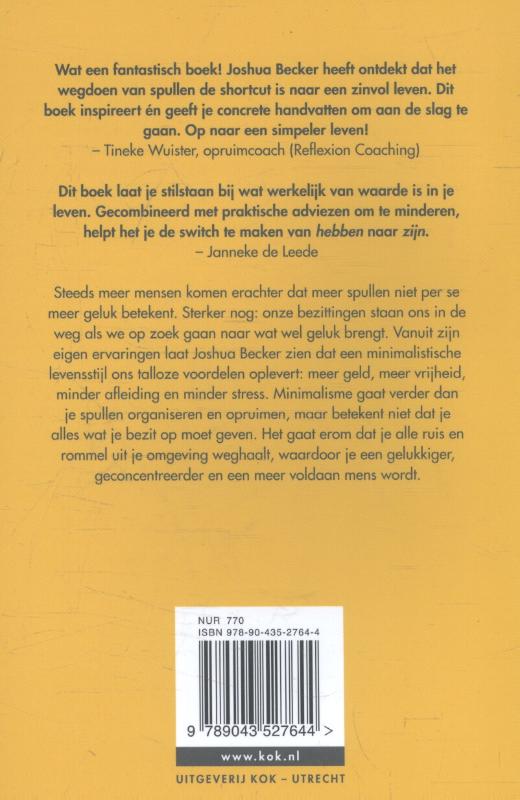 Meer door minder achterkant