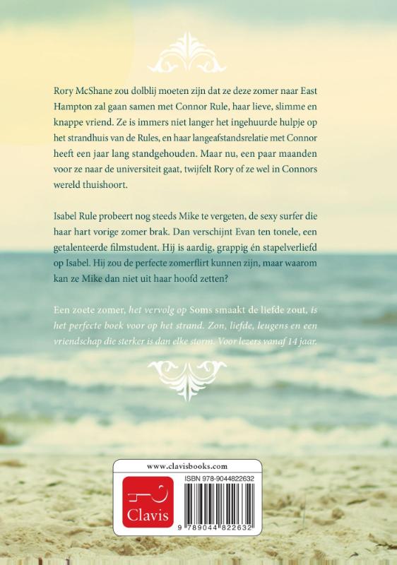 Een zoete zomer achterkant