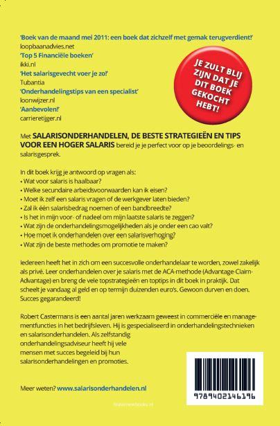 Salarisonderhandelen achterkant