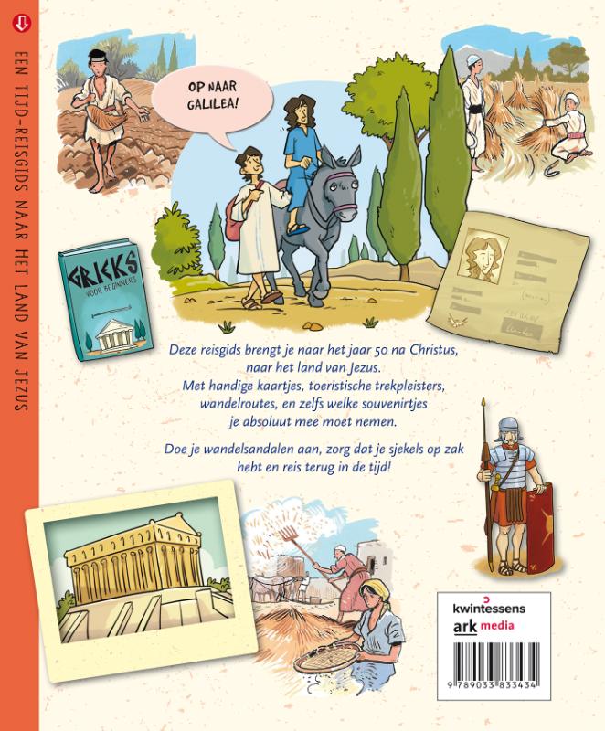 Een tijd-reisgids naar het land van Jezus achterkant