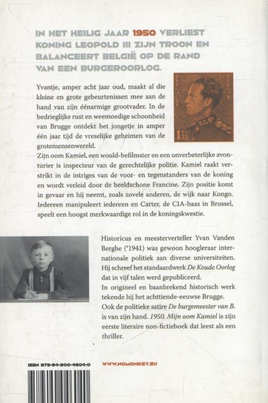 1950 Mijn oom Kamiel achterkant