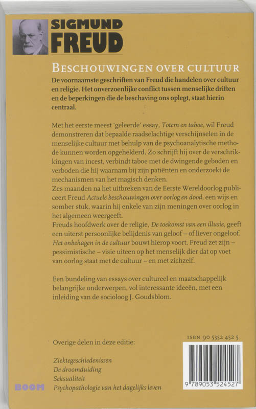 Beschouwingen over cultuur achterkant