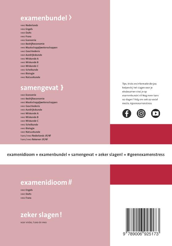 Samengevat vwo Geschiedenis achterkant