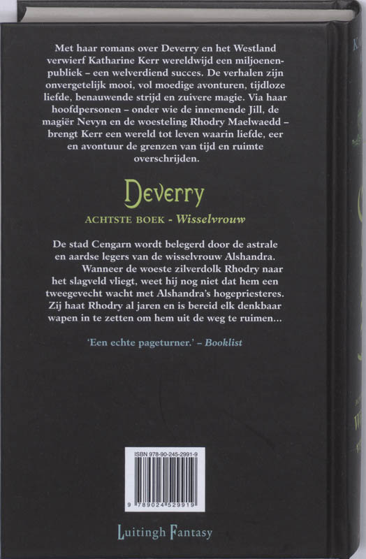 Deverry / 8 Wisselvrouw / Deverry saga achterkant