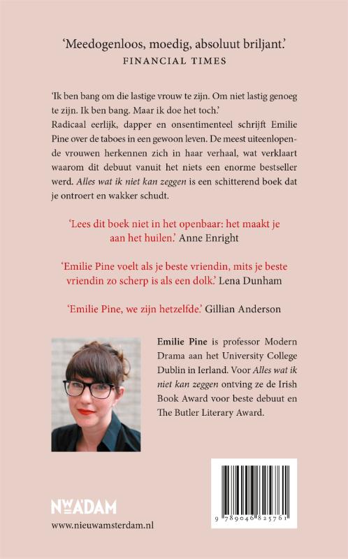 Alles wat ik niet kan zeggen achterkant