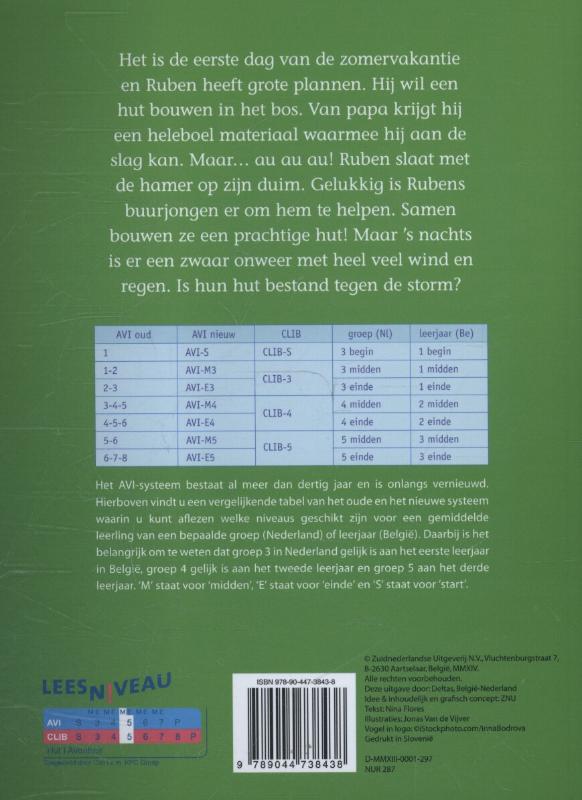 We bouwen een hut! achterkant