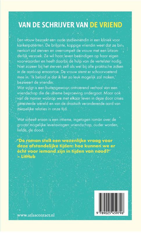 Wat scheelt eraan achterkant