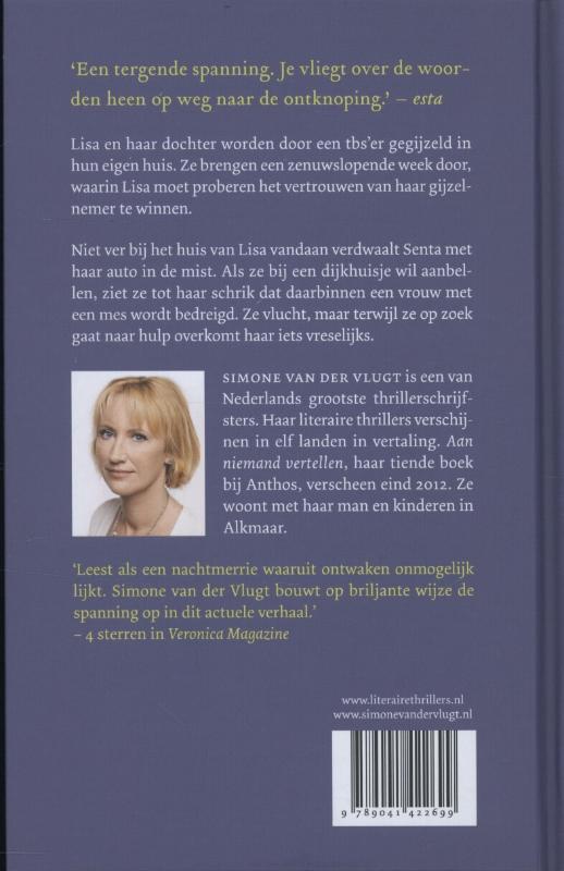 Blauw water achterkant