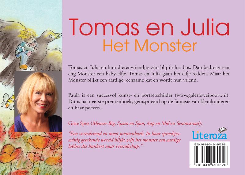 Het monster / Tomas en Julia achterkant