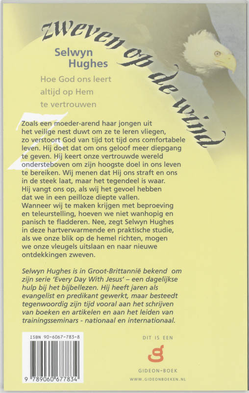 Zweven op de wind achterkant