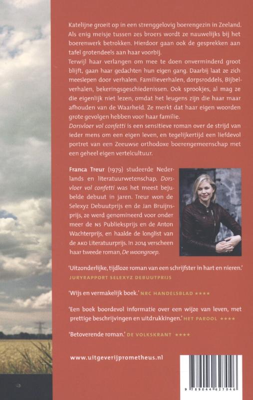 Dorsvloer vol confetti achterkant