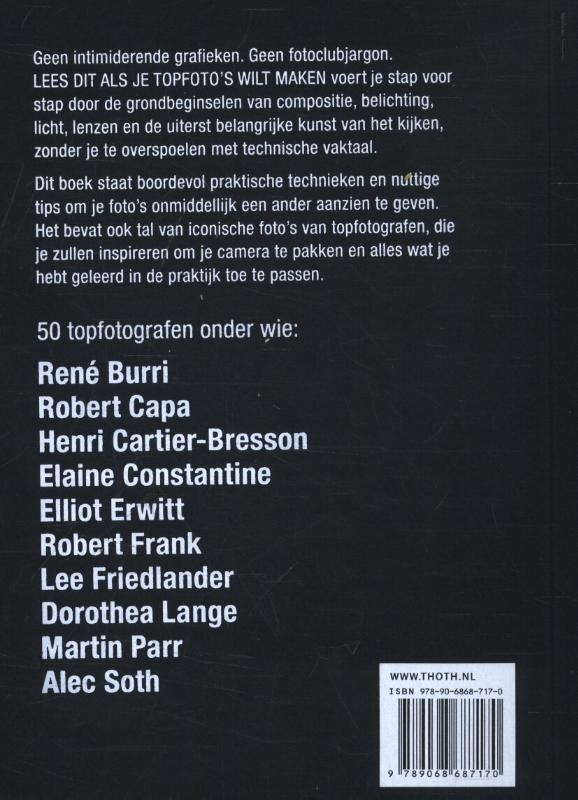 Lees dit als je topfoto's wilt maken / Lees dit achterkant