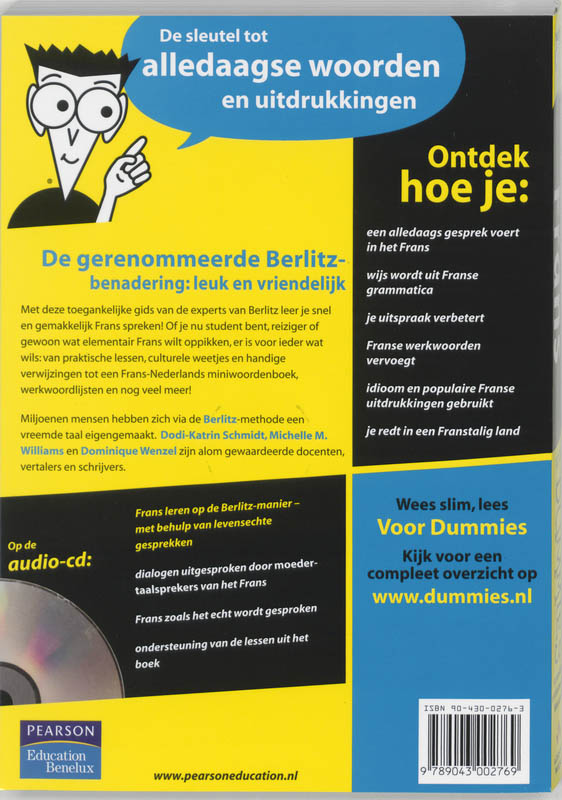Berlitz Frans voor Dummies / Voor Dummies achterkant