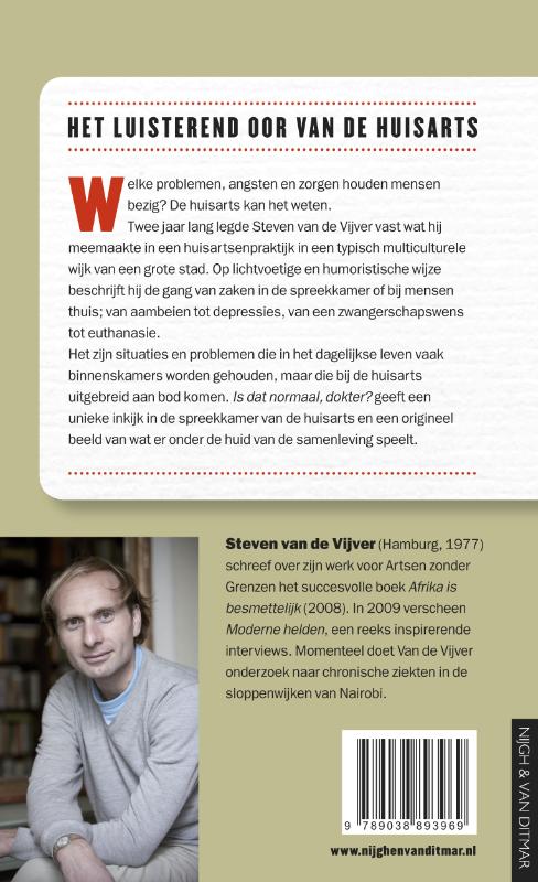 Is dat normaal, dokter? achterkant