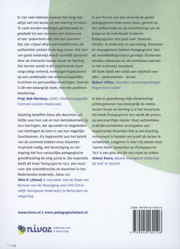 Pedagogisch tact achterkant