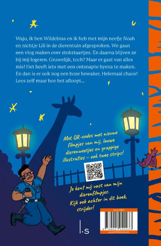 Een nacht in de dierentuin / Wilde avonturen van Wildebras / 1 achterkant