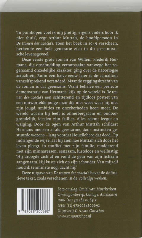 Tranen Der Acacias achterkant