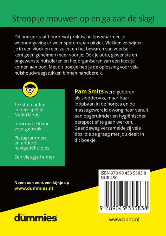 De kleine huishoudtips voor Dummies / Voor Dummies achterkant
