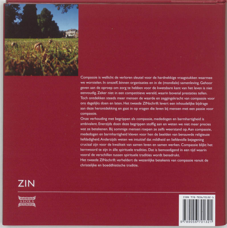 Passie voor compassie achterkant