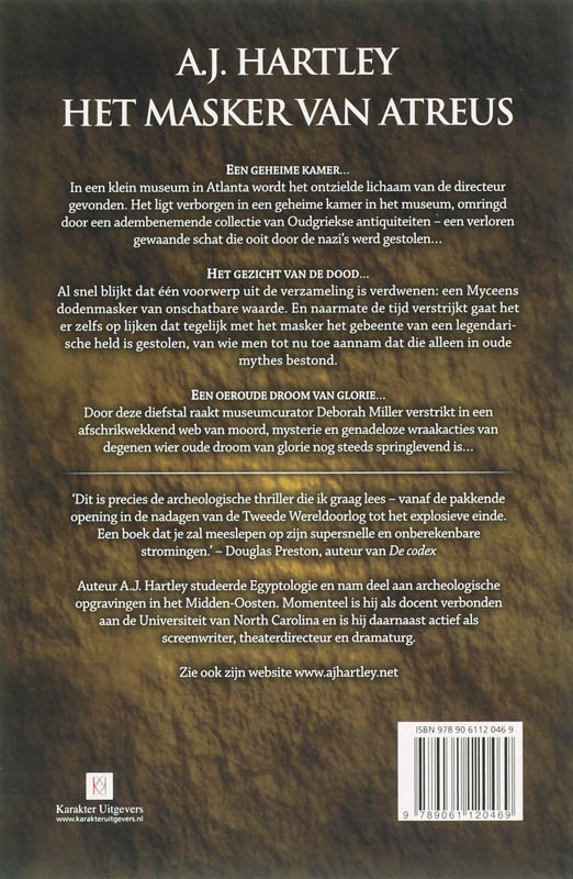 Het Masker Van Atreus achterkant