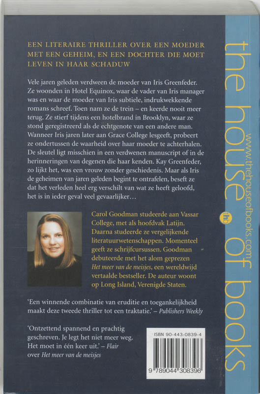 De Schaduw Van Mijn Moeder achterkant