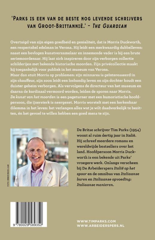 De kunst van het moorden achterkant