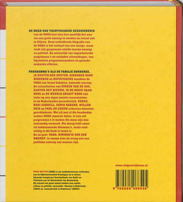 Geschiedenis Van De Vara achterkant