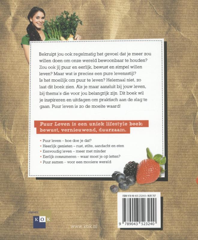 Eerlijk omgaan met je leven, je lijf, je wereld / PUUR achterkant