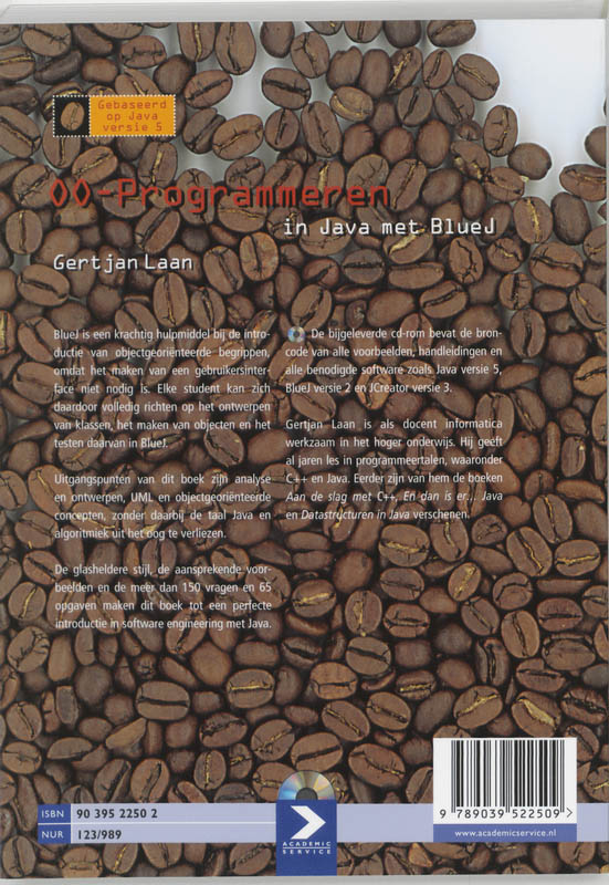 Leerboek OO-programmeren in Java mmv BlueJ achterkant