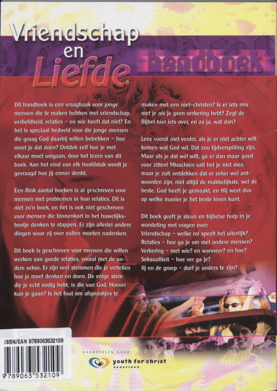 Vriendschap en liefde / Handboek achterkant