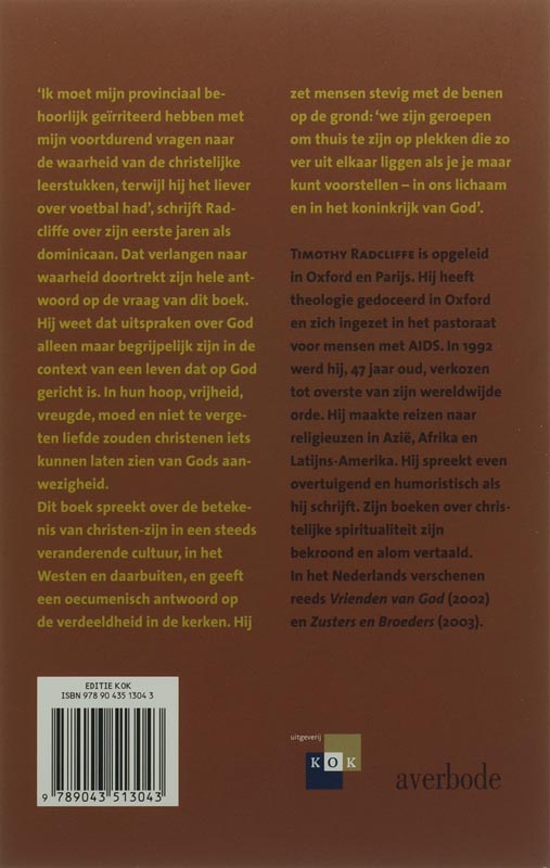 Waar Draait Het Om Als Je Christen Bent achterkant