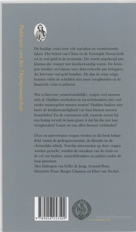 Wat zegt de crisis over onze moraal? achterkant