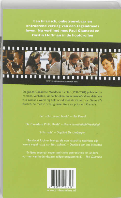 Bekentenissen van Barney achterkant